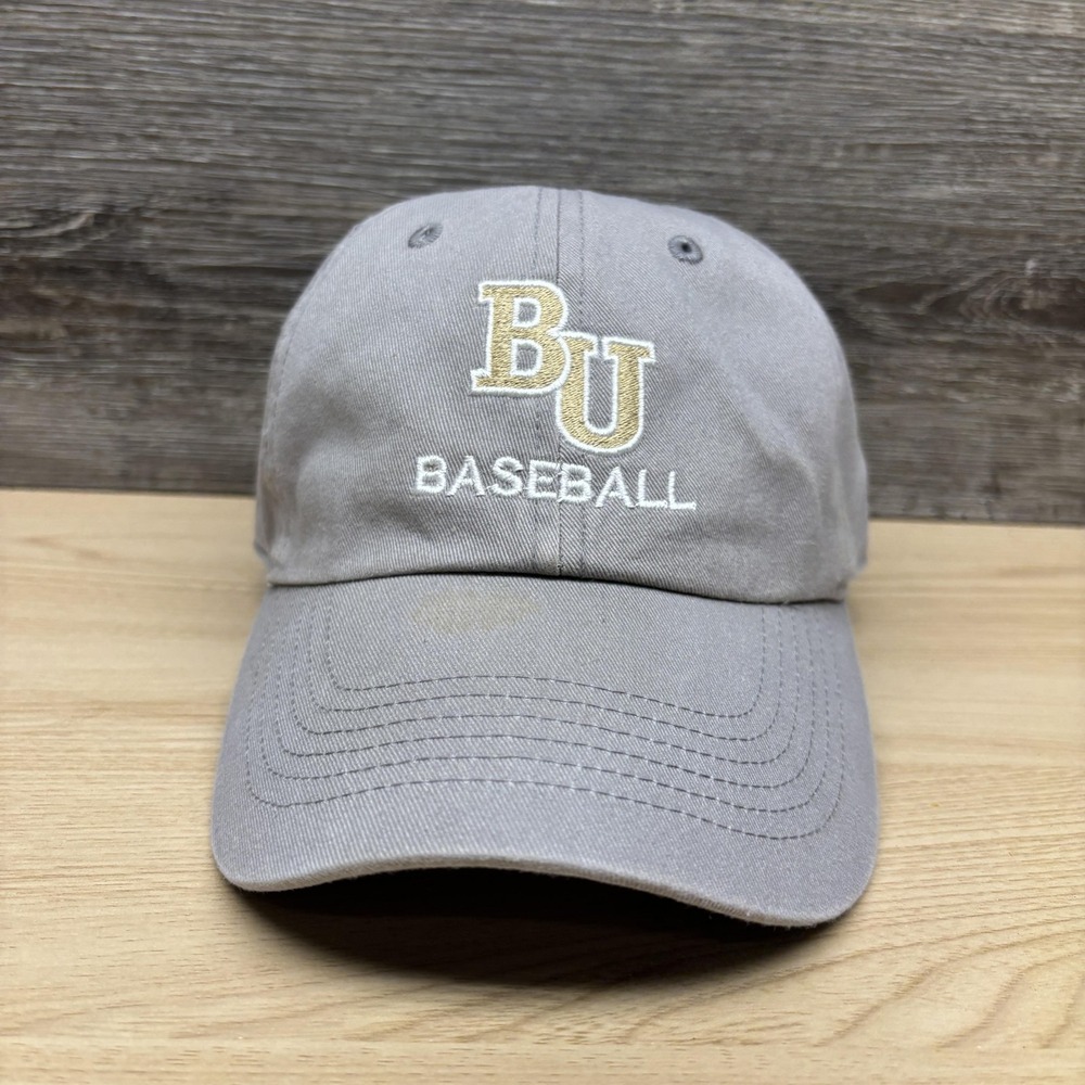 Bethel University Hat Cap Strap Back Mens One Size Gray College Team Baseball